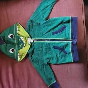 Dinosaur Zipper Sweatshirt